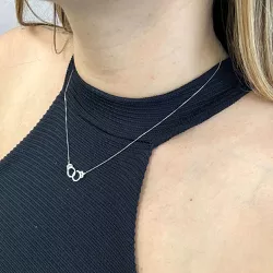 Gargantilha de Algemas em Ouro Branco 18k - J12700368 - RDJ Joias
