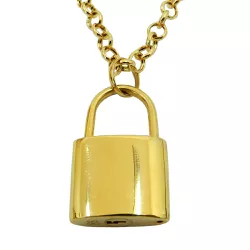 Pingente em ouro 18k Cadeado - J12702902 - RDJ Joias