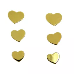 Brinco de Ouro 18k Triplo Coração 1.8g - J12702903 - RDJ Joias