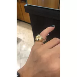 Anel em Ouro 18k 750 Linha Boje Largo para Medinho - J14501504 - RDJ Joias