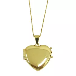 Relicário de Ouro 18K Coração com 6,3g 29.0mm - J17000199 - RDJ Joias