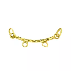 Cabide para Pingente em Ouro 18k Chanfrado - J18000147 - RDJ Joias
