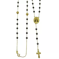 Terço Religioso em Ouro 18k com Hematitas - J18000188 - RDJ Joias