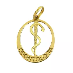 Pingente Profissão Odontologia Ouro 18k - J18000445 - RDJ Joias