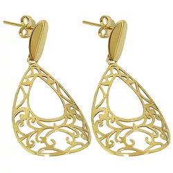 Brinco de Ouro 18K Arabesco - J18000549 - RDJ Joias