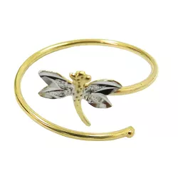 Anel de Falange em Ouro 18k libélula - J18400078 - RDJ Joias