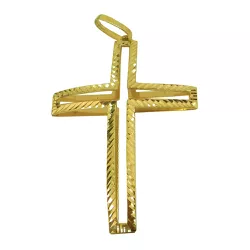 Crucifixo Grande Vazado em Ouro 18k 0,750 - J18400727 - RDJ Joias