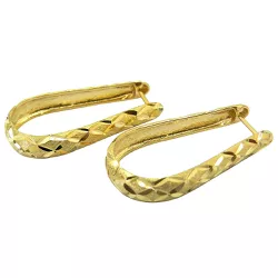 Argola em Ouro 18k Grande Click - J18401021 - RDJ Joias