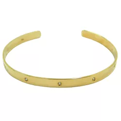 Bracelete de ouro 18k Maciço com 7.1g largura 5.0mm - j18401441 - RDJ Joias