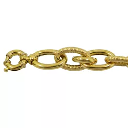 Pulseira Feminina Grossa em Ouro 18k Design Italiano 0,750 - J18500025-0 - RDJ Joias