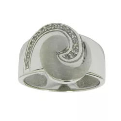 Anel em ouro branco 18k Feminino com 20 Brilhantes Naturais - JAR000115-1 - RDJ Joias