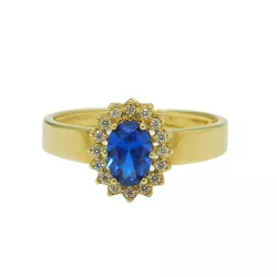 Anel de Formatura em Ouro com 16 Brilhantes naturais - JAR003921-3 - RDJ Joias