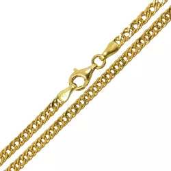 Cordão Feminino Groumet Duplo em Ouro 18K - JC0002223-8 - RDJ Joias