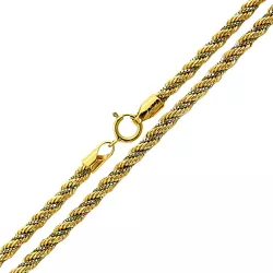 Corrente em Ouro 18k modelo Corda 2 Cores 9.3g - JC001529-3 - RDJ Joias