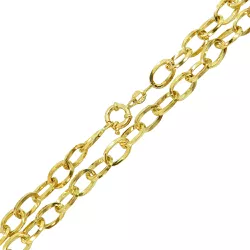 Corrente Cartier em Ouro 18k com elos Torcidos 45cm - JC0024209-5 - RDJ Joias