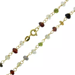 Gargantilha em ouro 18k com Pedras Naturais - JGR000124-9 - RDJ Joias