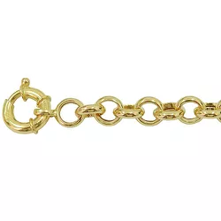 Pulseira em ouro Feminina Elo Português 7.7g 7.0mm - JP048006116 - RDJ Joias