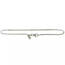 Pulseira em Ouro Branco 18k Veneziana 4.0mm 2.6g - J18400958 - RDJ Joias