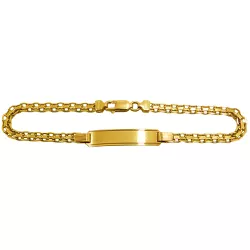Pulseira em Ouro 18k Masculina Maciça 7.9g 7.0mm - JP0004217-8 - RDJ Joias