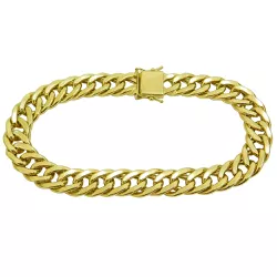 Pulseira em Ouro 18k Grumet Elo Duplo 13.8g e 9,5x2,5mm - JP0012213-7 - RDJ Joias