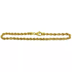 Pulseira de Ouro 18k Feminina Corda com 4.5g 3.0mm - JP04700494-5 - RDJ Joias
