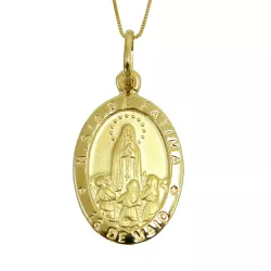 Gargantilha em Ouro 18k N.Senhora de Fátima - JPGR000325-4 - RDJ Joias