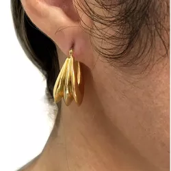 Argolas Feminina Ouro 18K - JRD0180013 - RDJ Joias