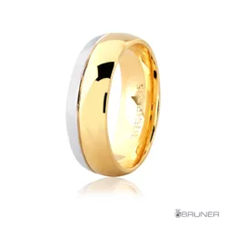Alianças em Ouro 18K de Bodas Anatômicas 18.8g 6.5mm - 7502494000 - RDJ Joias