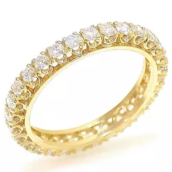 Anel em Ouro 18K cravejado com Brilhantes de 5 pontos - 0101052150 - RDJ Joias