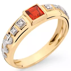 Anéis de Formatura Direito em Ouro 18k Zircônias - 1600284897 - RDJ Joias