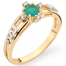 Anel de Formatura em Ouro 18k Medicina Brilhantes - 1600384898 - RDJ Joias
