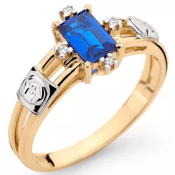 Anel de Formatura em Ouro 18k 4 Brilhantes e 4.0g - 1600394898 - RDJ Joias