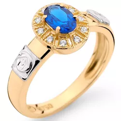 Anel de Formatura em Ouro 18k Engenharia Brilhantes - 1600404898 - RDJ Joias