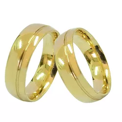 Par de Alianças em Ouro 18K Boleadas - 210022000 - RDJ Joias