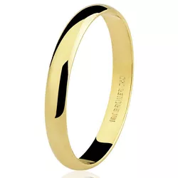 Aliança em Ouro 18k Meia Cana Lisa com 4.2g e 2.9mm - 7500172000 - RDJ Joias