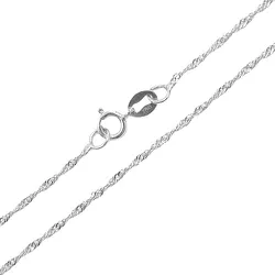Corrente de Ouro Branco 18k modelo Singapura 40cm - CRDJ04800125-1 - RDJ Joias