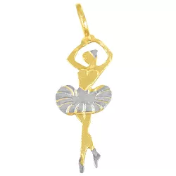 Pingente Feminino em Ouro 18K Bailarina - J03100515 - RDJ Joias