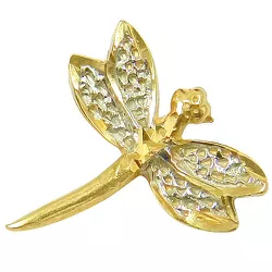 Pingente Libélula em Ouro - J12700391 - RDJ Joias