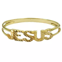 Anel Jesus de Ouro 18K - J15301073 - RDJ Joias