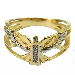 Anel Espírito Santo em Ouro 18K - J17600254 - RDJ Joias