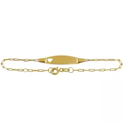 Pulseirinha de Ouro para Recém-nascido Cartier com Chapinha - J06400158 - RDJ Joias