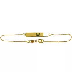Pulseirinha Infantil Veneziana com Plaquinha - J05800129 - RDJ Joias