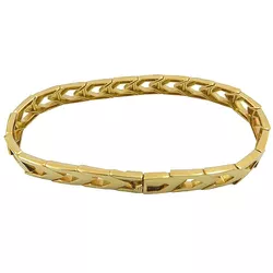 Pulseira Masculina Italiana em Ouro 18K - J0620063621 - RDJ Joias