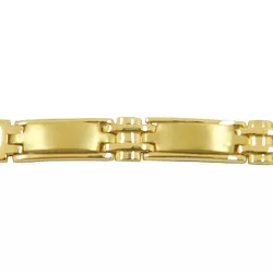 Pulseira Masculina de Ouro Polida e Fosca 22.4g 8.0mm - J0610174322-5 - RDJ Joias