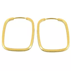 Argola Feminina Quadrada em Ouro 18K 19.0x16,0mm - J01800051 - RDJ Joias