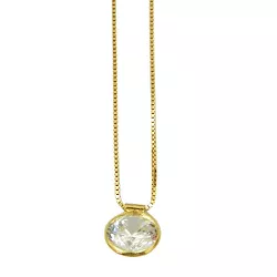 Ponto de Luz em Ouro 18K com Pedra de Zircônia - J02000206 - RDJ Joias