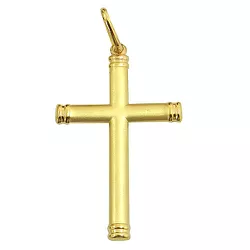 Pingente Cruz sem Jesus Cristo em Ouro 18K 750 - J03100983 - RDJ Joias