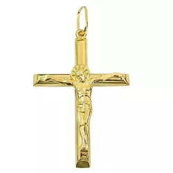 Crucifixo com Cristo em Ouro 18K Grande - J03101067 - RDJ Joias