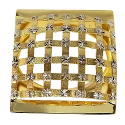 Maxi Anel Xadrez de Ouro 18K 0750 - J06103484 - RDJ Joias
