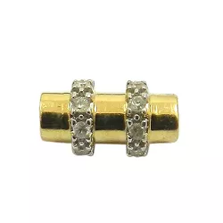 Pingente separador de Ouro 18K com 16 Brilhantes - J07600663 - RDJ Joias